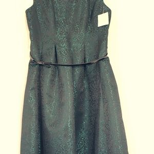 Green/Black Cocktail Dress